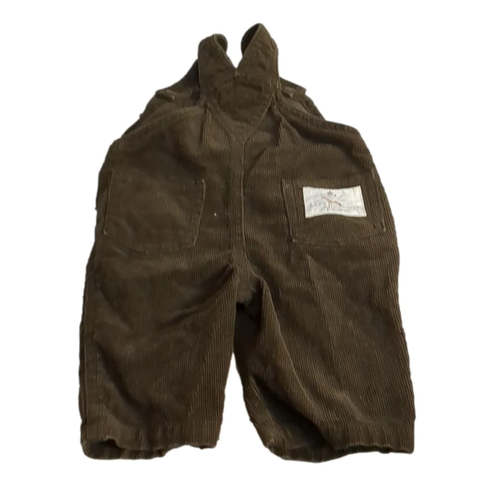 Polo Ralph Lauren corduroy brown overalls size 6M